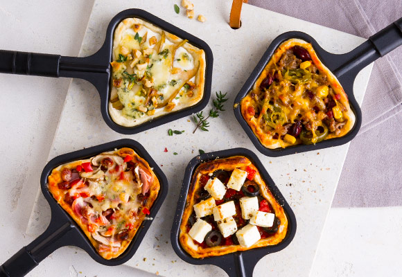 Rezept: Raclette meets Pizza