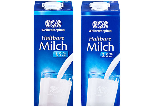 WEIHENSTEPHAN Haltbare Milch, versch. Sorten