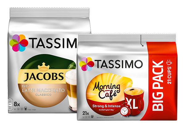 JACOBS Tassimo Kaffee-Kapseln, versch. Sorten