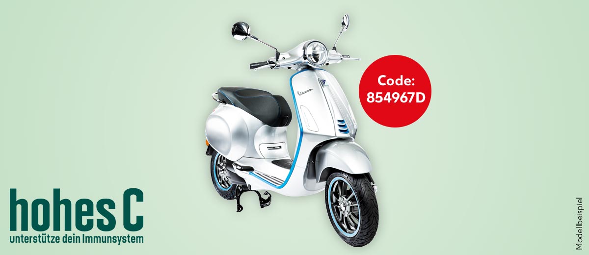 Modellbeispiel: Vespa Elettrica; Dein Code: 854967D