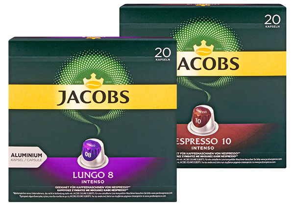 JACOBS Kaffeekapseln, versch. Sorten