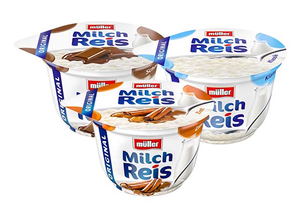 MÜLLER Milchreis oder Grießpudding, versch. Sorten
