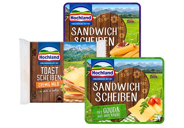 HOCHLAND Schmelzkäse, versch. Sorten