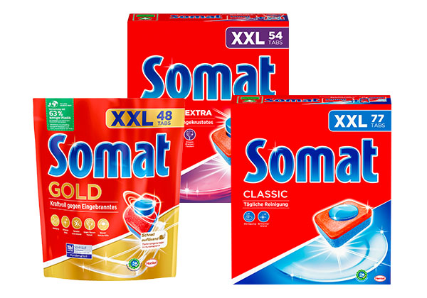 SOMAT Geschirrreiniger-Tabs, versch. Sorten