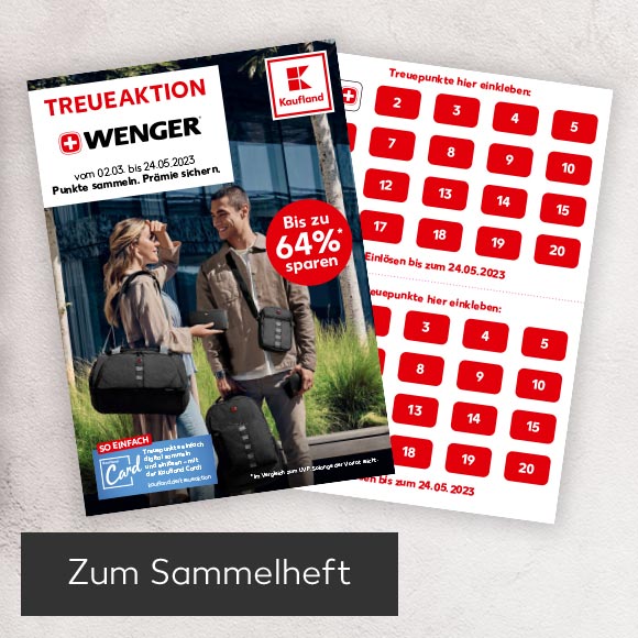  Sammelkarte Treueaktion; Button: Sammelheft herunterladen