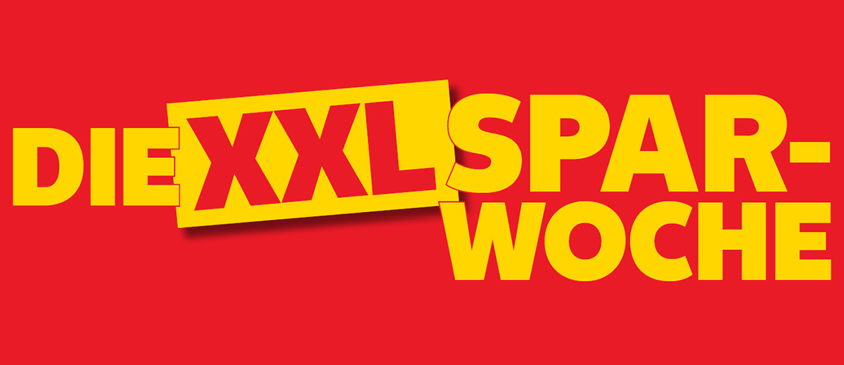 Schriftzug: DIE XXL SPARWOCHE