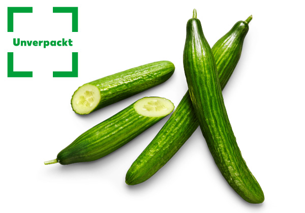 Span./griech. Gurke, lose; Logo: Unverpackt