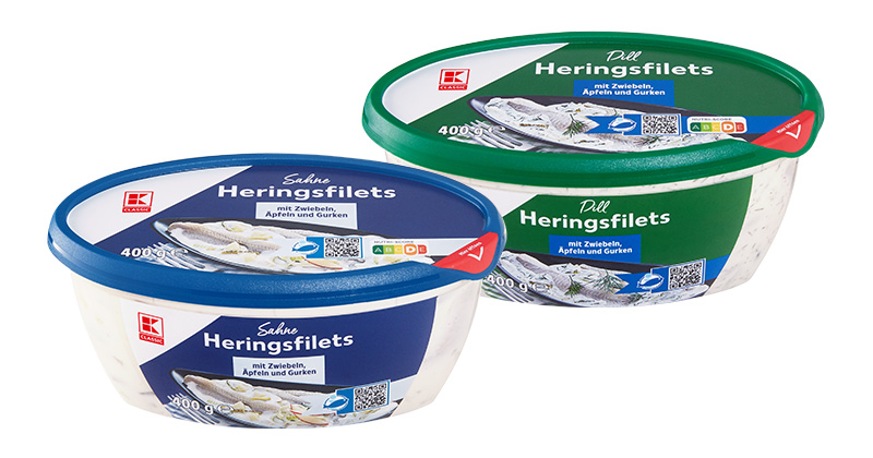 K-CLASSIC Heringsfilets in Sauce, versch. Sorten