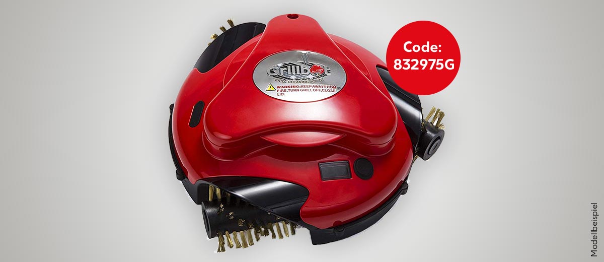 Modellbeispiel: Grillreiniger von Grillbot; Dein Code: 832975G