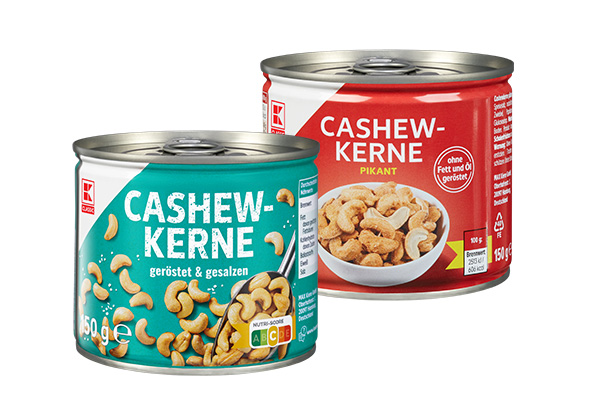K-CLASSIC Cashewkerne, versch. Sorten