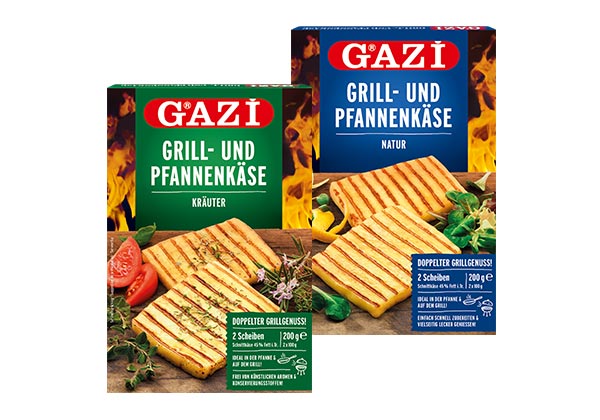 GAZI Grill- und Pfannenkäse, versch. Sorten