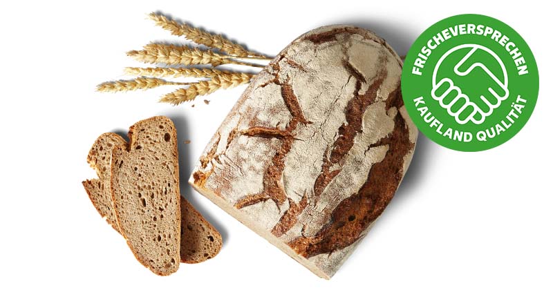 Krustenbrot; Logo: FRISCHEVERPRECHEN KAUFLAND QUALITÄT