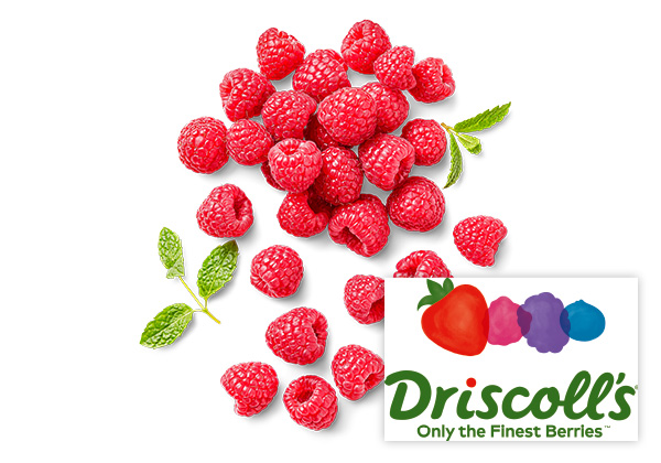 Portug./marokk. Himbeeren; Logo: Driscoll's