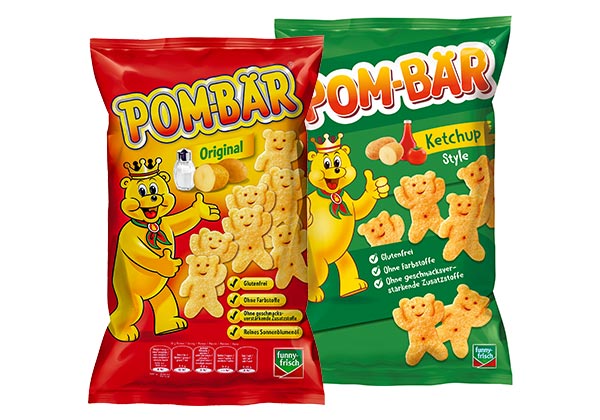 POM-BÄR Kartoffelsnacks, versch. Sorten