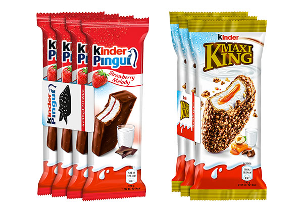 KINDER Maxi King oder Pingui Strawberry Melody, versch. Sorten