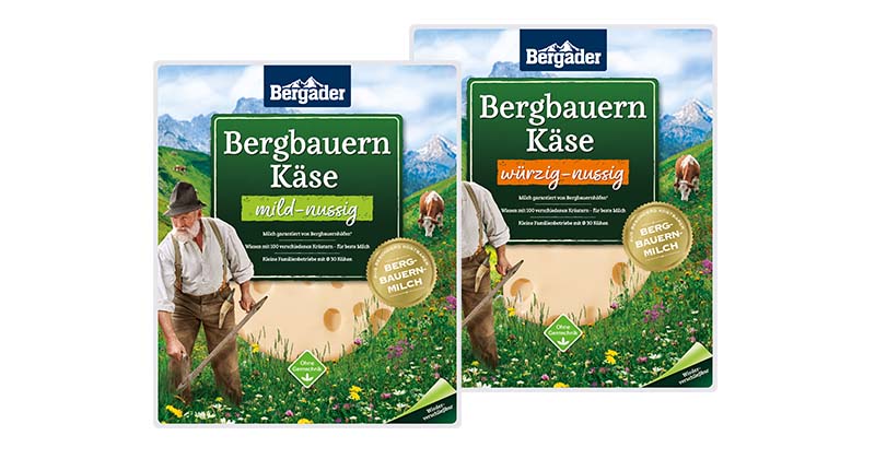 BERGADER Bergbauernkäse, versch. Sorten