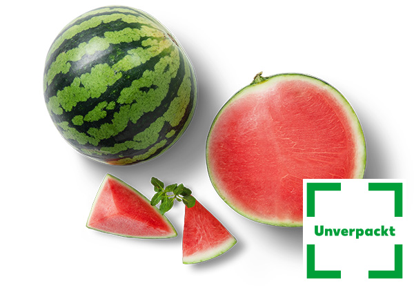 Span./ital. Wassermelone, lose; Logo: Unverpackt