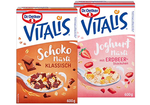 DR. OETKER Vitalis Müsli, versch. Sorten