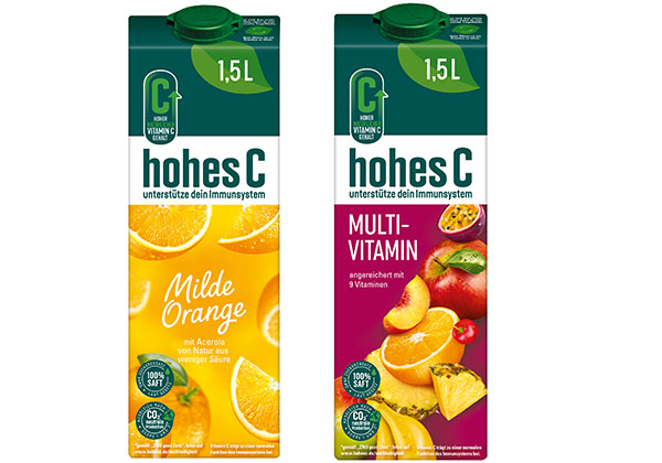 HOHES C Fruchtsaft, versch. Sorten