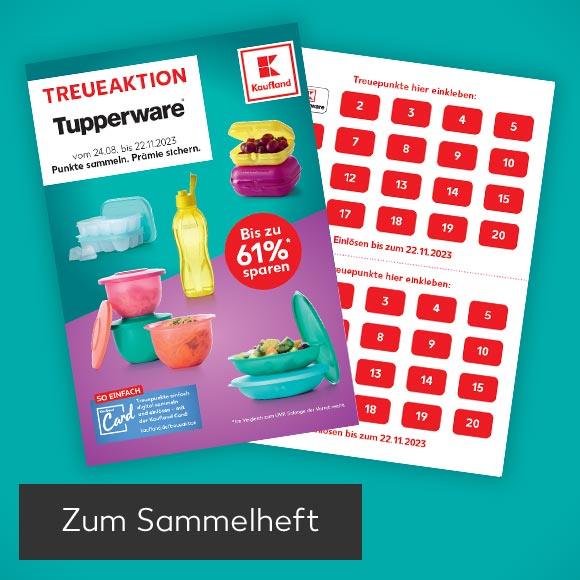  Sammelkarte Treueaktion; Button: Zum Sammelheft