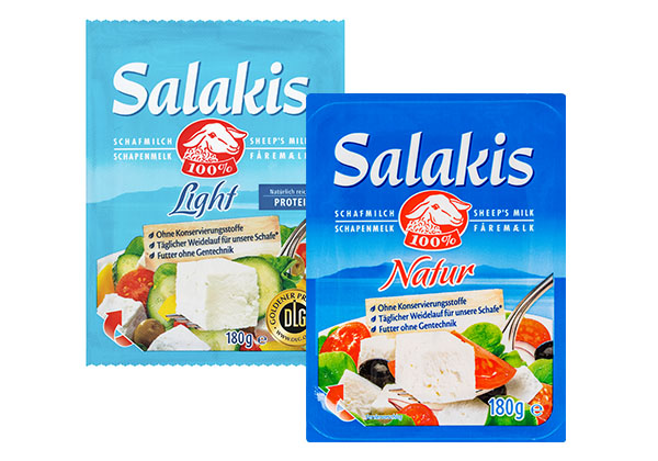 Salakis Schafskäse oder Feta, versch. Sorten