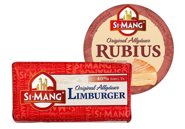 St. Mang Orig. Allgäuer Limburger oder Rubius, versch. Sorten