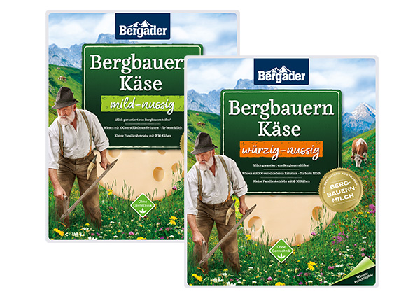 Bergader Bergbauernkäse, versch. Sorten
