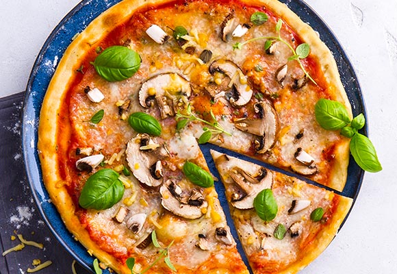 Rezept: Pizza Funghi