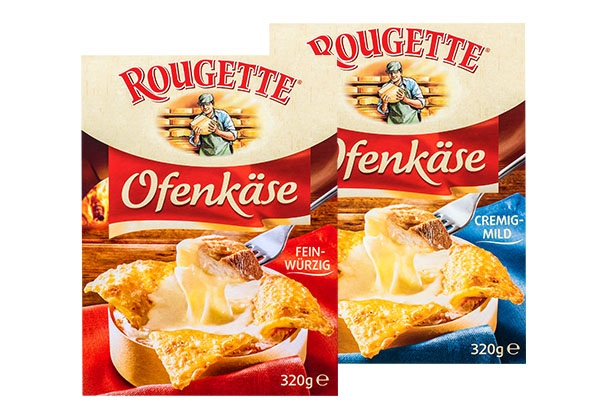 Rougette Ofenkäse, versch. Sorten