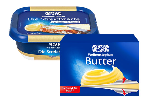 Weihenstephan Butter oder Die Streichzarte, versch. Sorten