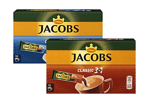 Jacobs Löslicher Kaffee, versch. Sorten