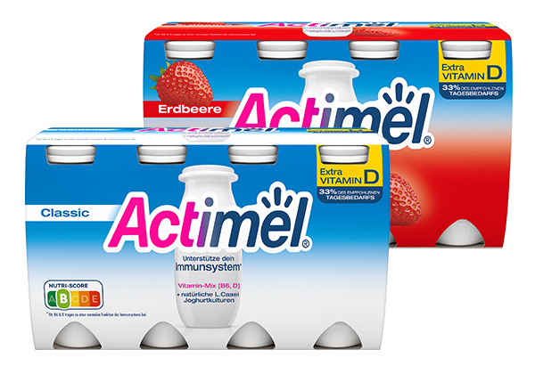 Danone Actimel, versch. Sorten