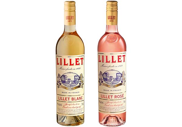 Lillet Weinaperitif, versch. Sorten