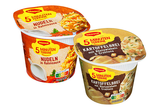 Maggi 5-Minuten-Terrine, versch. Sorten