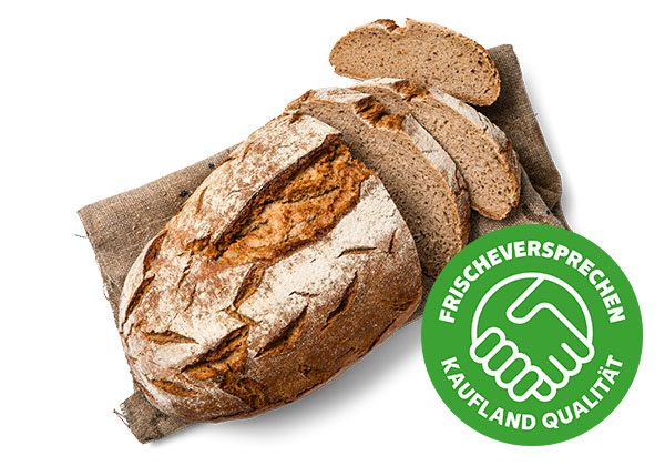 Krustenbrot; Logo: Frischeversprechen Kaufland Qualität