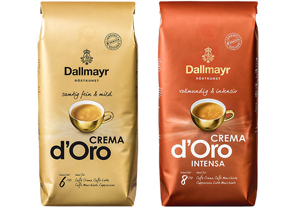 Dallmayr Crema d'Oro, versch. Sorten