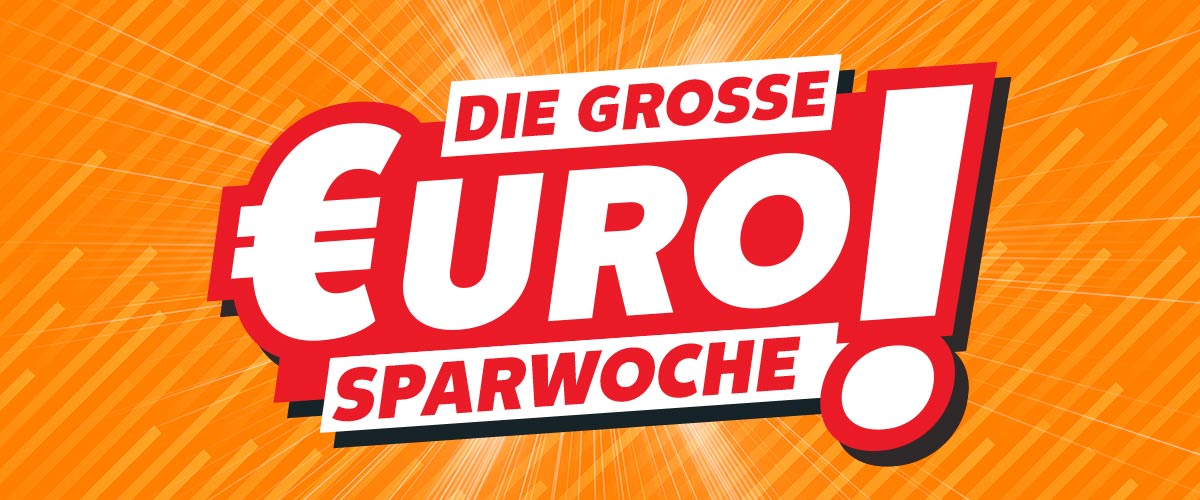 Schriftzug: Die grosse €uro Sparwoche!