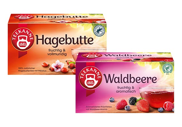 Teekanne Kräuter- oder Früchtetee-Klassiker, versch. Sorten