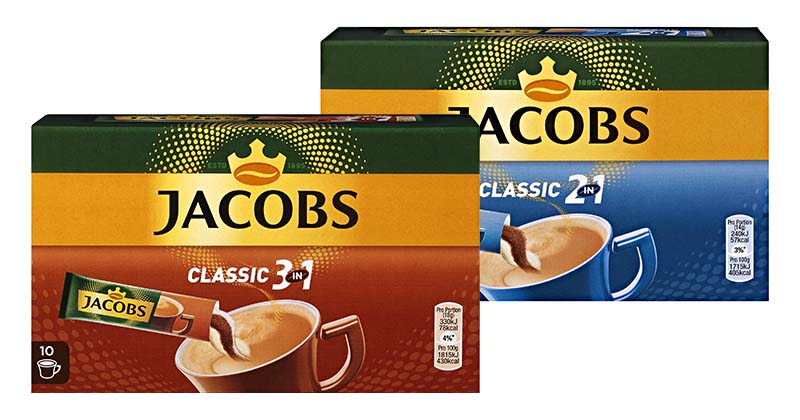 Jacobs Löslicher Kaffee, versch. Sorten
