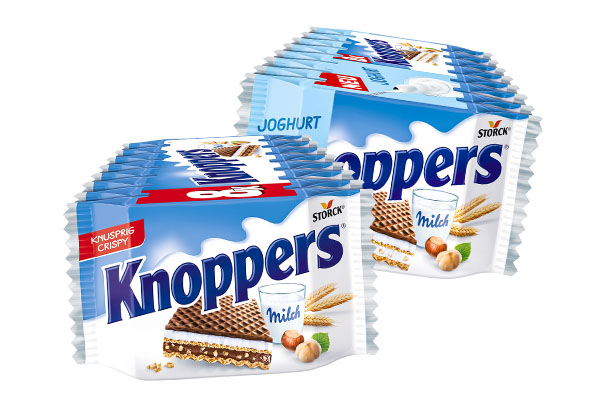 Storck Knoppers, versch. Sorten
