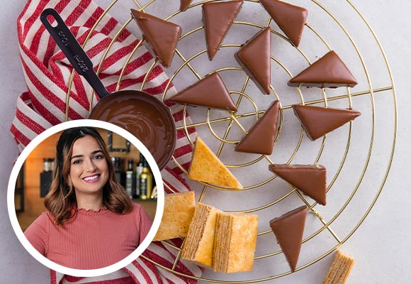 Rezept: Baumkuchenecken; Abbildung: Kiki von Kikis Kitchen