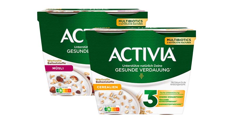 Danone Activia, versch. Sorten