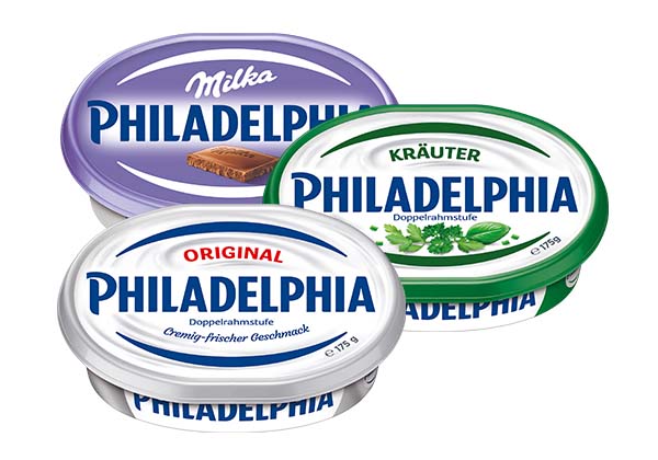 Philadelphia Frischkäsezubereitung, versch. Sorten