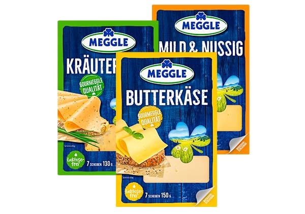 Meggle Schnitt- oder Hartkäse, versch. Sorten