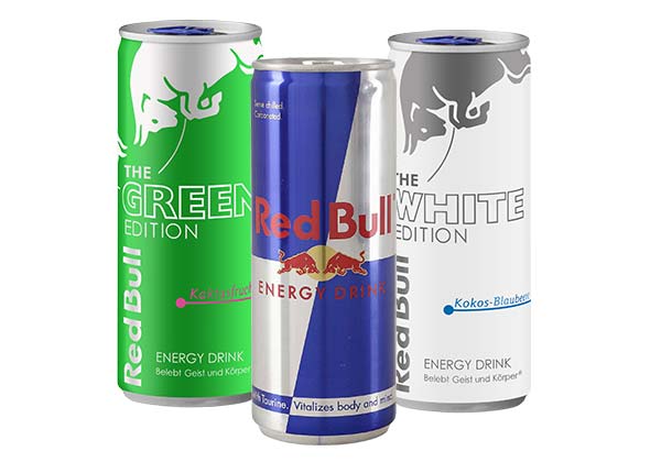 Red Bull Energy Drink, versch. Sorten