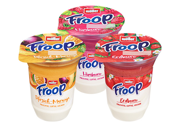 Müller Froop, versch. Sorten