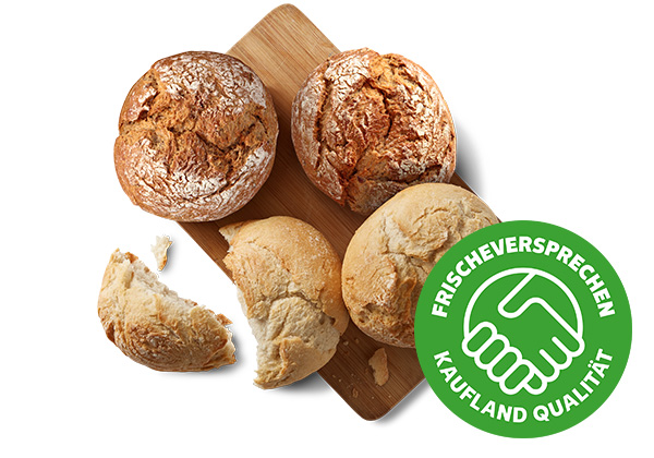 Rosenbrötchen, versch. Sorten; Störer: Frischeversprechen Kaufland Qualität