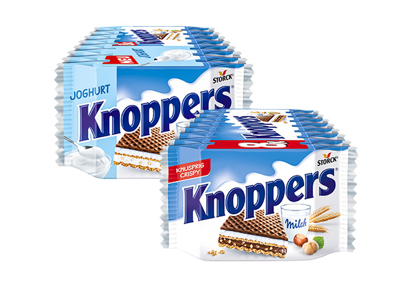 Storck Knoppers, versch. Sorten