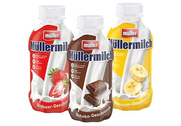Müller Müllermilch, versch. Sorten