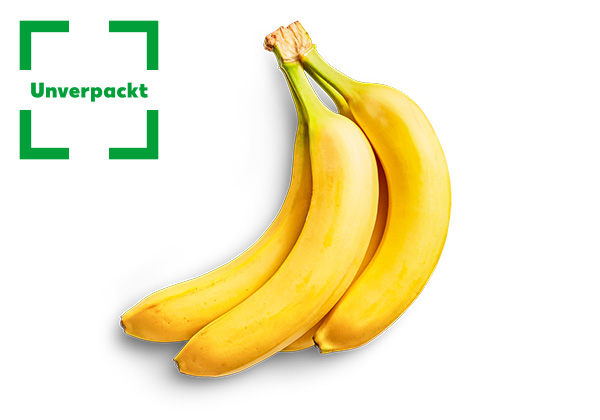 Ecuador./kolumb. Bananen, lose; Logo: Unverpackt